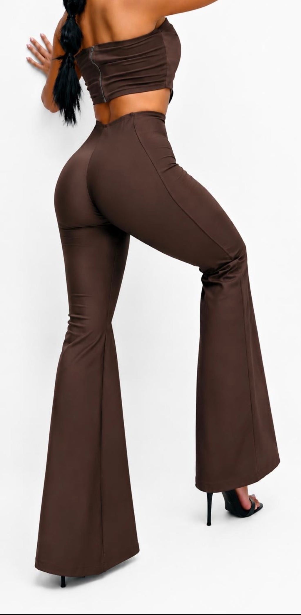XO Lux Seamless flared Shaping Legging brow
