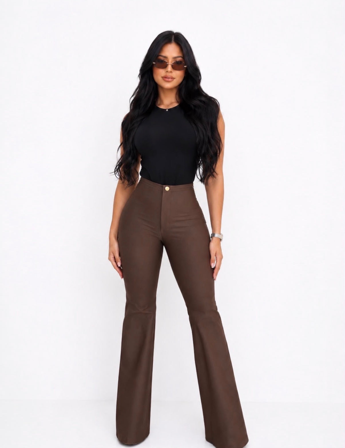 XO Lux Seamless flared Shaping Legging brow